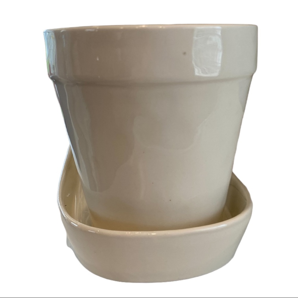 Rae Dunn Dig Seed Grow Four Piece Planter Set - Picture 4 of 7